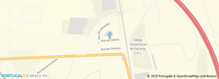 Mapa de Rua dos Citrinos