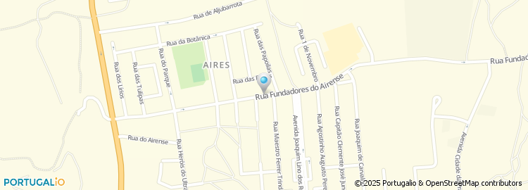 Mapa de Rua dos Fundadores do Airense