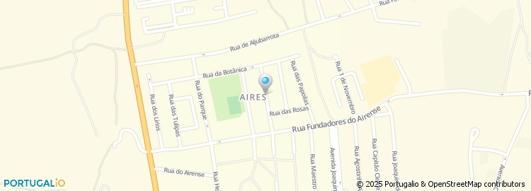 Mapa de Rua dos Malmequeres