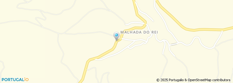 Mapa de Malhada do Rei