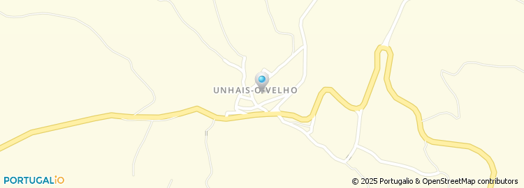 Mapa de Unhais-o-Velho