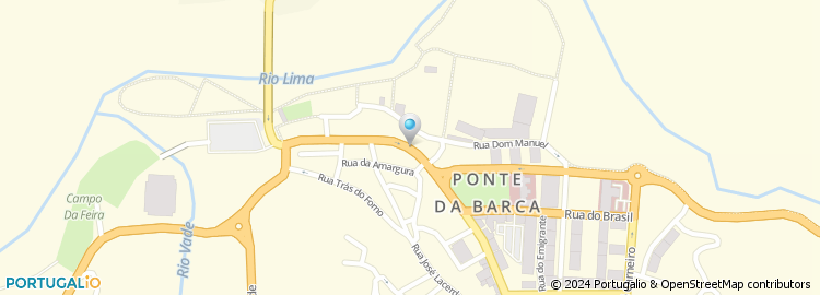 Mapa de Panibarca - Panificadora de Ponte da Barca, Lda