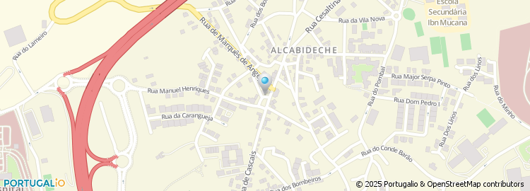 Mapa de Papelaria Alcabideche