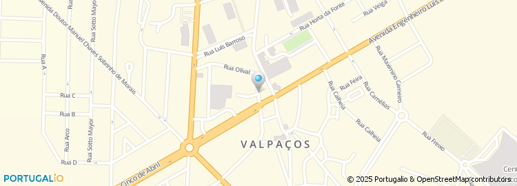 Mapa de Papelaria Dinis de Pinheiro & Oliveira Lda