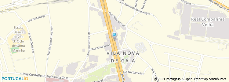 Mapa de Papelaria Palmeira Douro