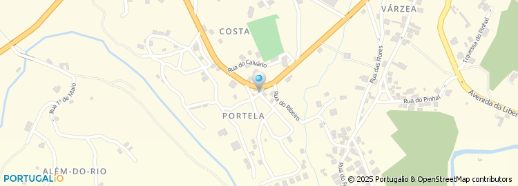 Mapa de Largo da Portela