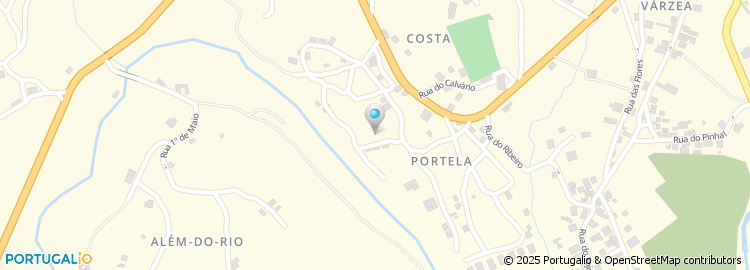 Mapa de Rua 1º de Dezembro