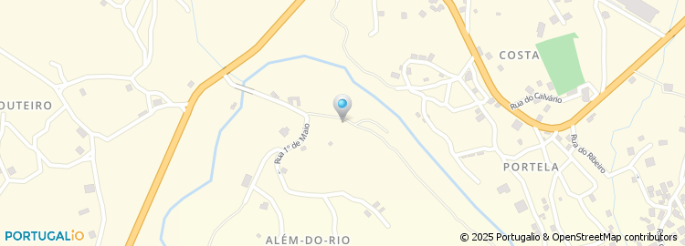 Mapa de Rua Além do Rio