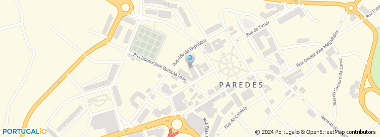 Mapa de Rua Cidade de Paredes