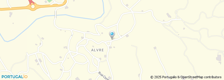 Mapa de Rua da Ponte Nova
