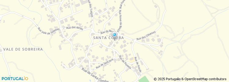 Mapa de Rua das Oliveiras