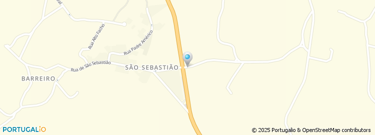 Mapa de Rua de São Sebastião