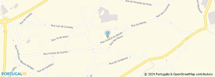 Mapa de Rua do Centro do Alardo