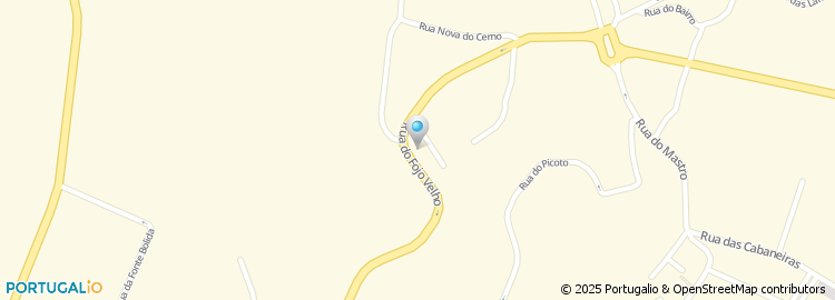 Mapa de Rua do Fojo Velho