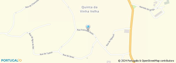 Mapa de Rua Francisco Pinto