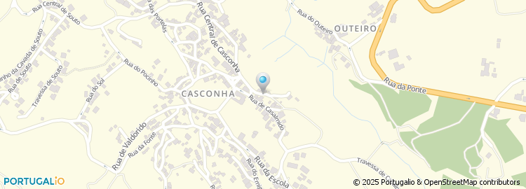 Mapa de Rua Nova da Lameira