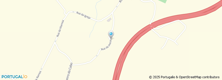 Mapa de Travessa da Presa