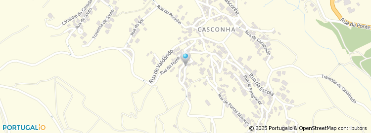 Mapa de Travessa da Serra de Casconha