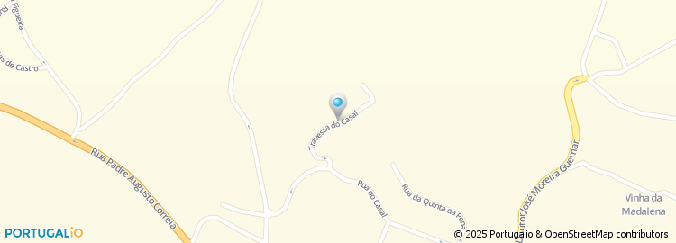 Mapa de Travessa do Casal