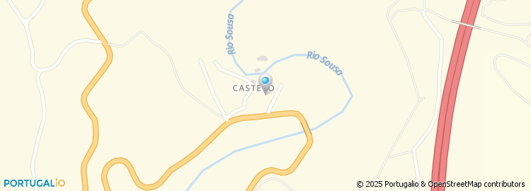 Mapa de Travessa do Castelo