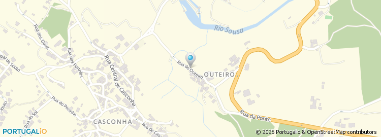 Mapa de Travessa do Outeiro de Santa Comba