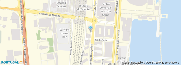 Mapa de Parfois, Centro Vasco da Gama