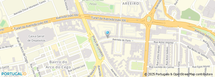 Mapa de Parigi