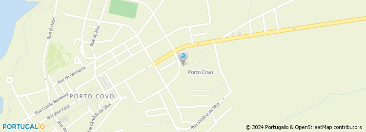 Mapa de Parque de Campismo de Porto Covo