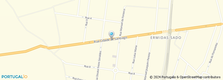 Mapa de Parque S. Tiago - Comércio e Serviços, Lda
