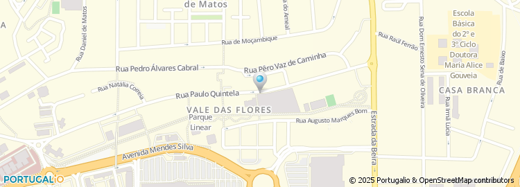 Mapa de Pastelaria Doce Flor