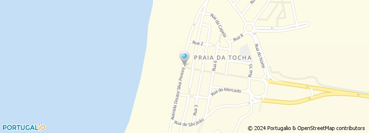 Mapa de Pastelaria e Restauração da Praia da Tocha, Lda
