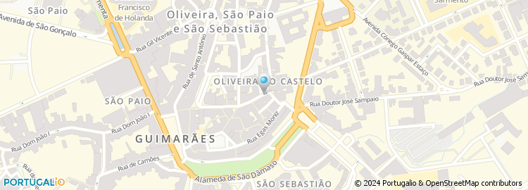 Mapa de Pastelaria Oliveira