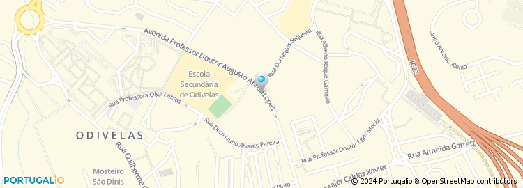 Mapa de Pastelaria Serra Branca de Pereira & Santos, Lda