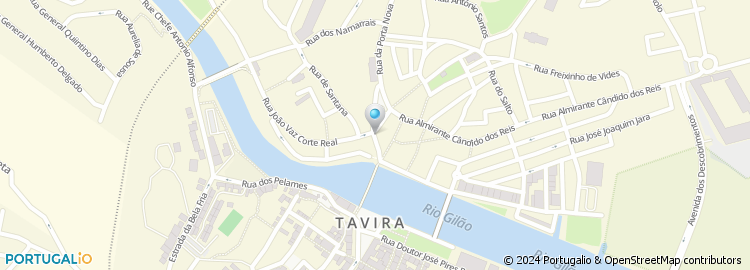 Mapa de Pastelaria Tavila