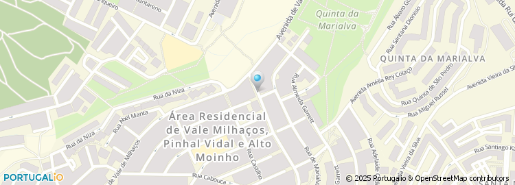 Mapa de Pastelaria Zita