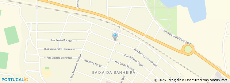 Mapa de Paula Alexandra Filipe Rodrigues, Unipessoal Lda