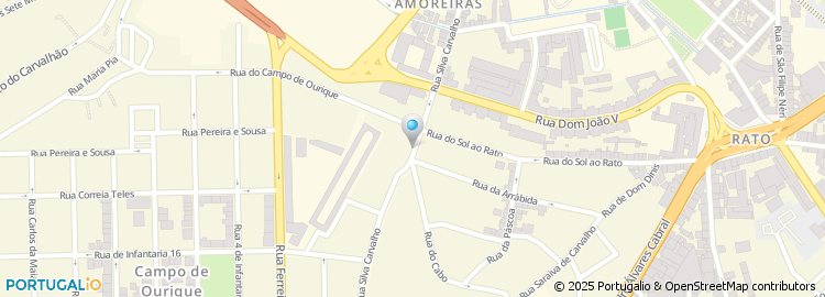 Mapa de Paula Cristina Pereira - Cabeleireiros, Unipessoal Lda