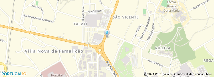 Mapa de Paula Meira - Cabeleireiro, Unipessoal Lda