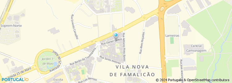 Mapa de Paula Oliveira, Unipessoal Lda