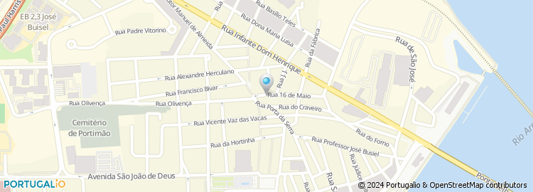 Mapa de Paulino Camilo Sequeira Luis, Lda