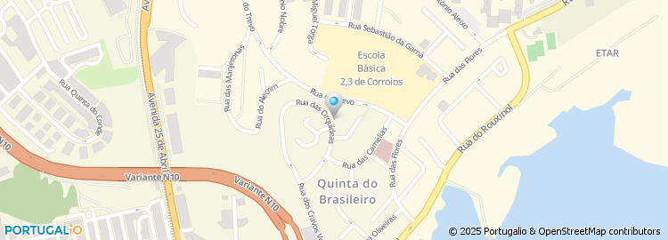 Mapa de Paulo Aires Carapeto - Actividades Turísticas, Unipessoal Lda