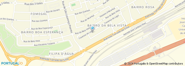Mapa de Paulo Canguia - Construções, Unipessoal Lda