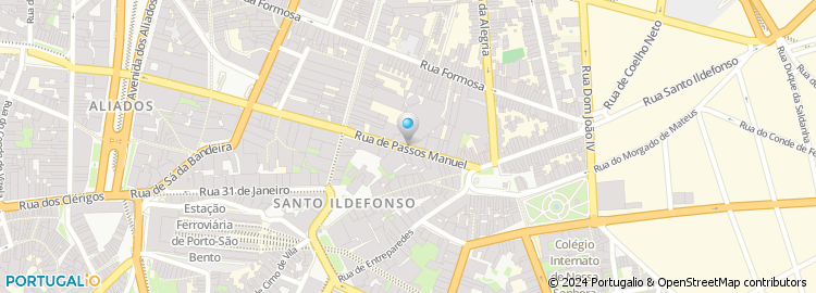 Mapa de Paulo Fontes & Irmão, Lda