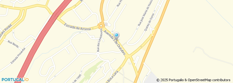 Mapa de Pds - Transporte & mudanças, Alverca