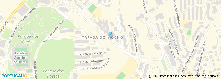 Mapa de Pedra Dura, Oeiras Parque