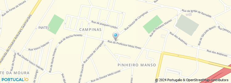 Mapa de Pedro Canto Brum, Unip., Lda