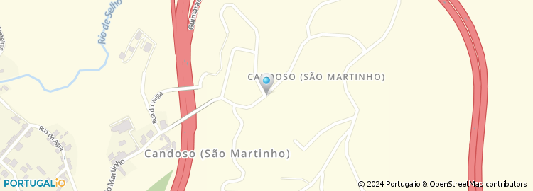 Mapa de Pedroso - Transportes de Mercadorias, Lda