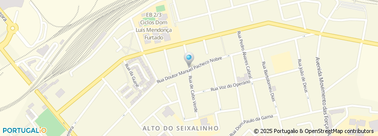 Mapa de Peixaria Bom Apetite