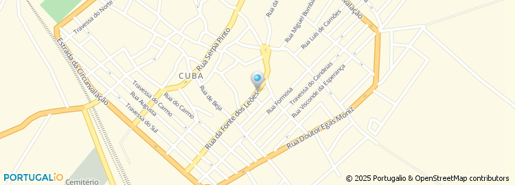 Mapa de Peixaria Central de Cuba, Lda