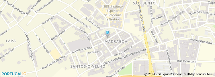 Mapa de Peixaria Madragoa